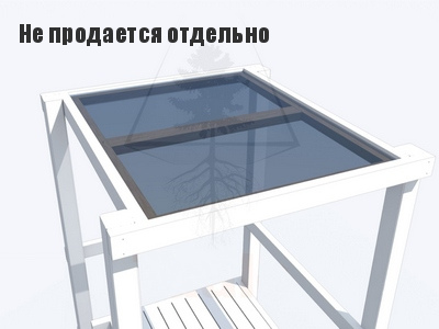 Крыша плоская прозрачная Серия T модель 21 литой поликарбонат