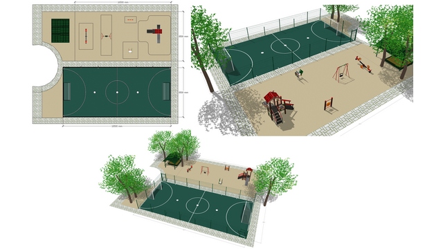 Площадка для мини-футбола